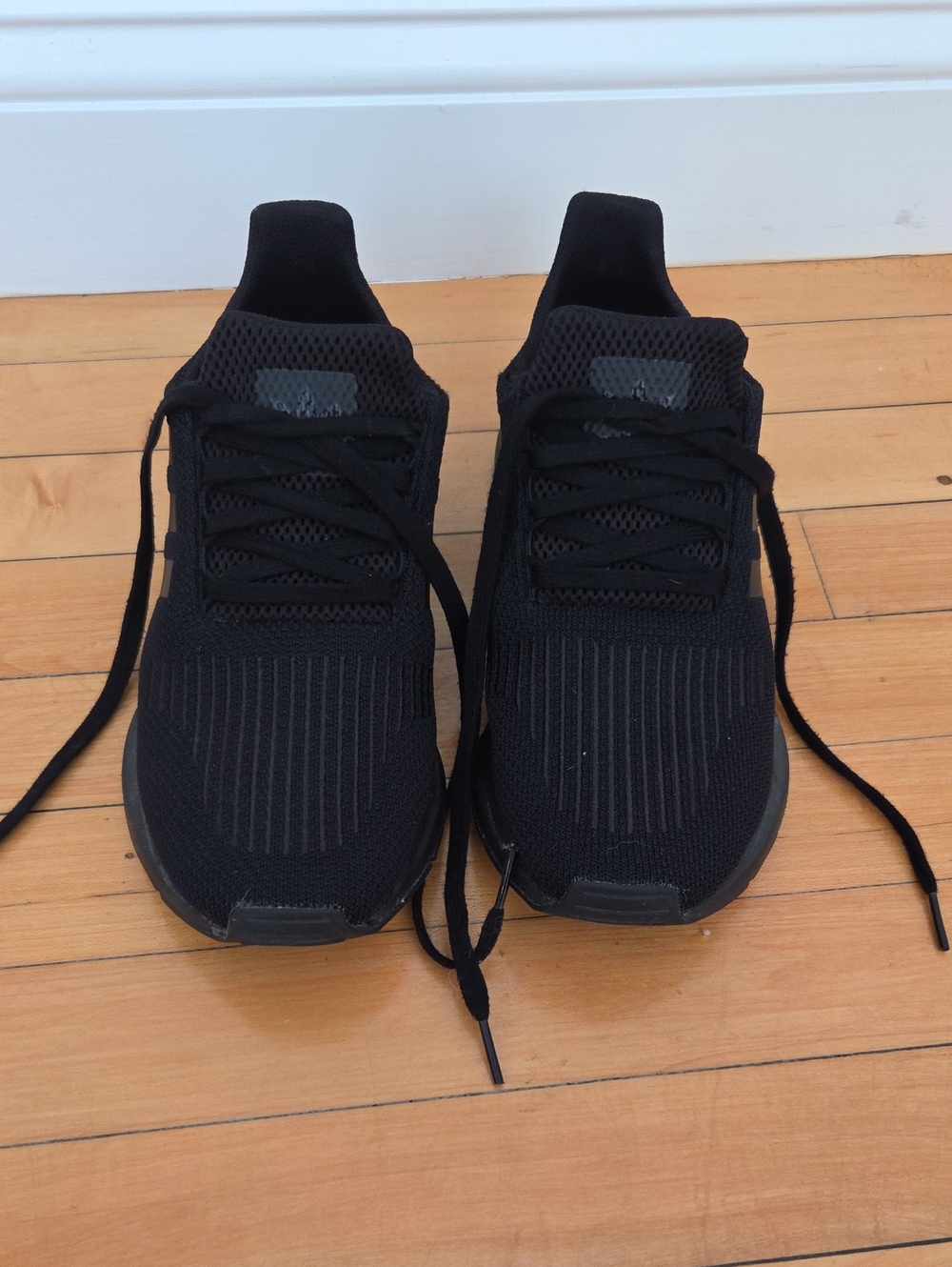 Women's Nike Athletic Knit Running Shoes - Black